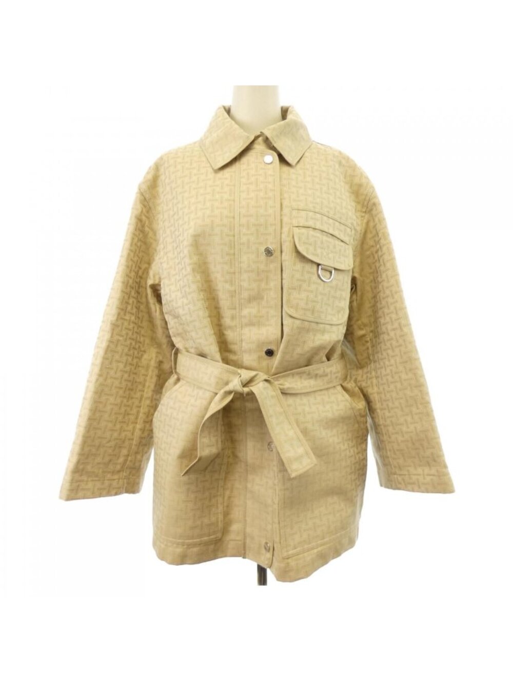 Hermes Mosaique Jacket Beige